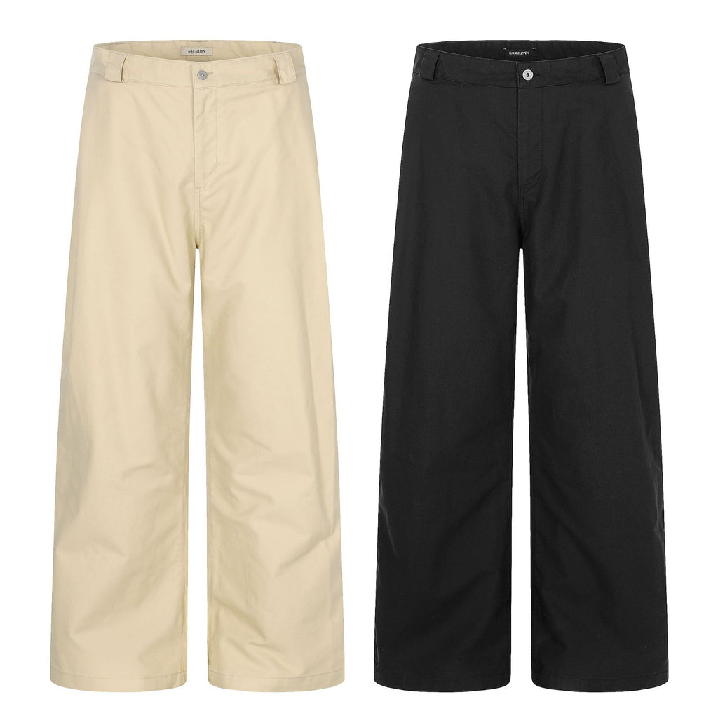 11KN 11 oz Cotton Pleated Cargo Pants