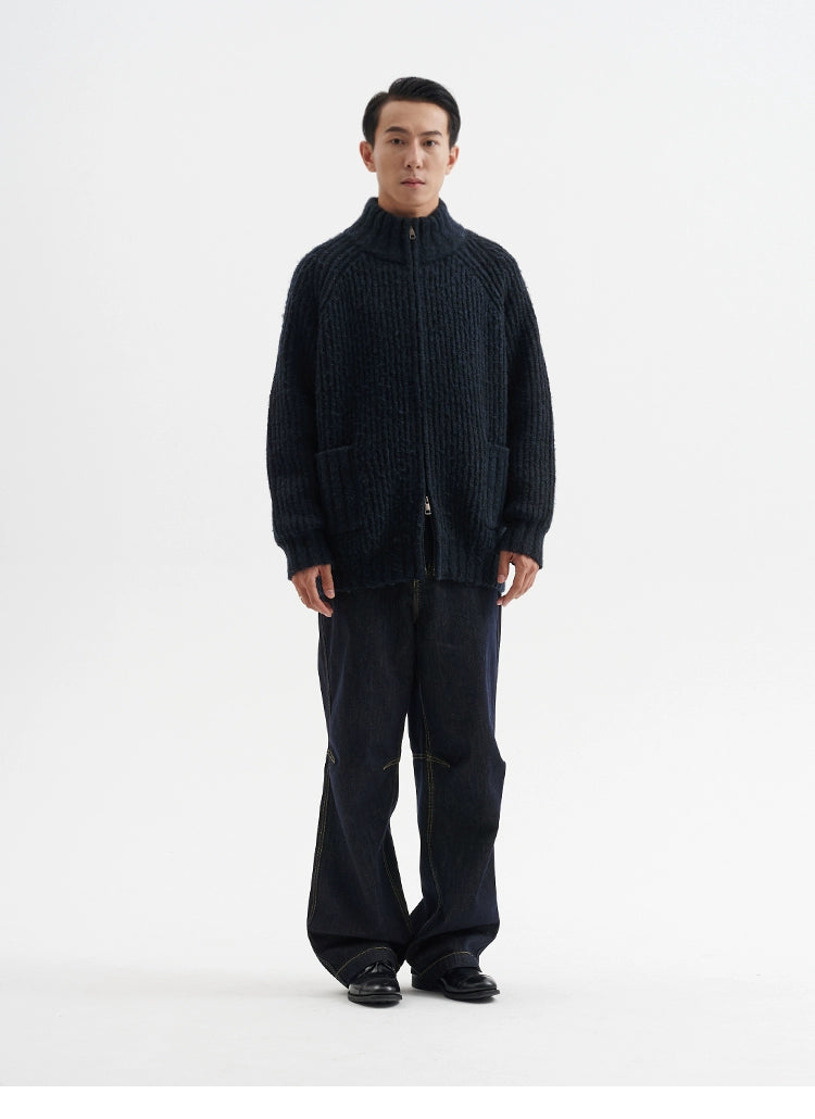 BUTTBILL Casual Vintage Loose Sweater Jacket