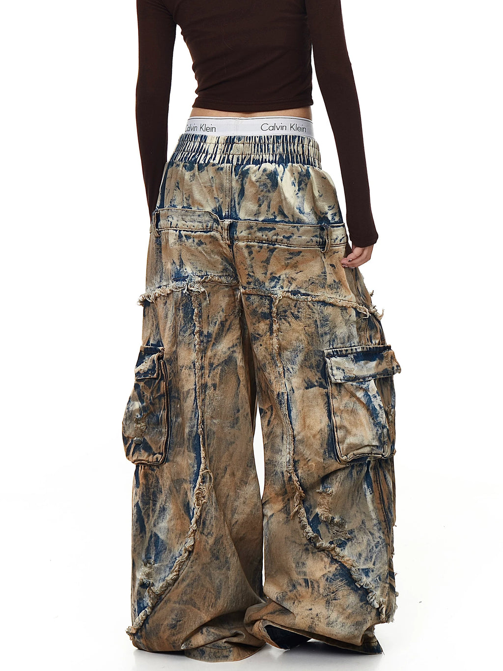 BLACKLISTS Heavy Industries Dirty Dyed Old Double Waist Jeans