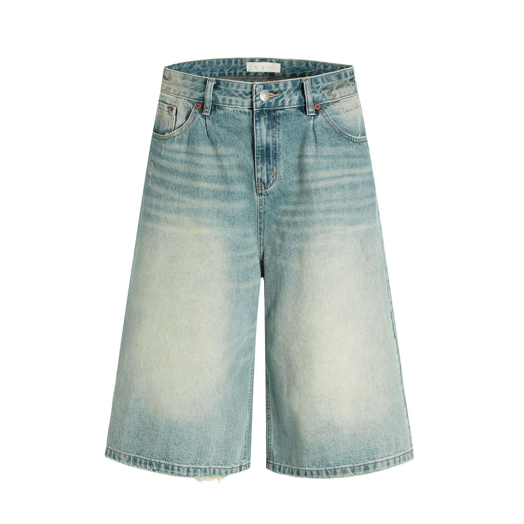 11KN Straight Loose Wide-leg Casual Shorts