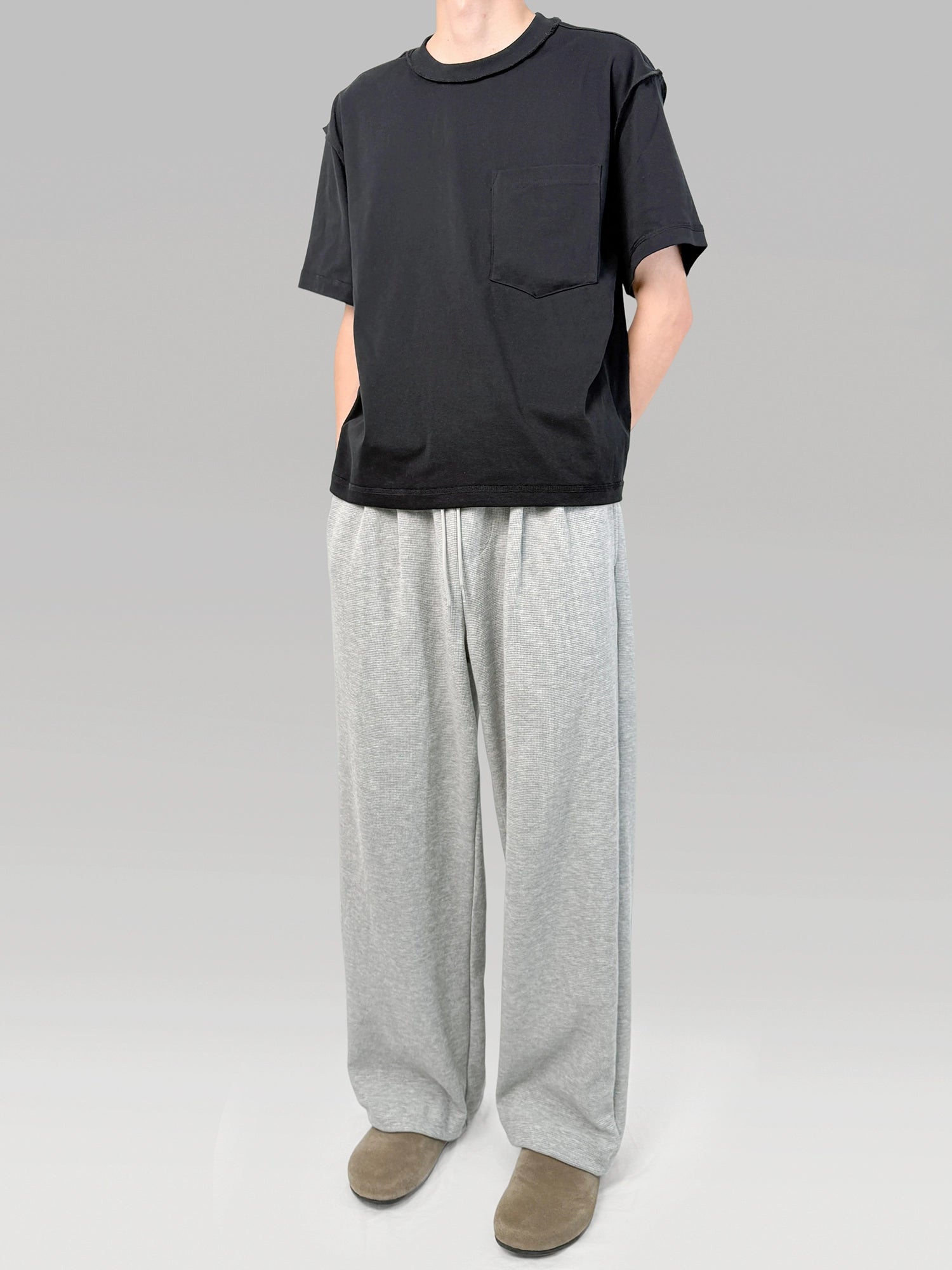 PLUS NO LOGO Reverse Pocket Light Drape Tee