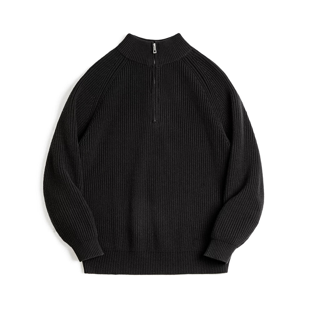 Madden Vintage Half-Zip Turtleneck Neck Sweater