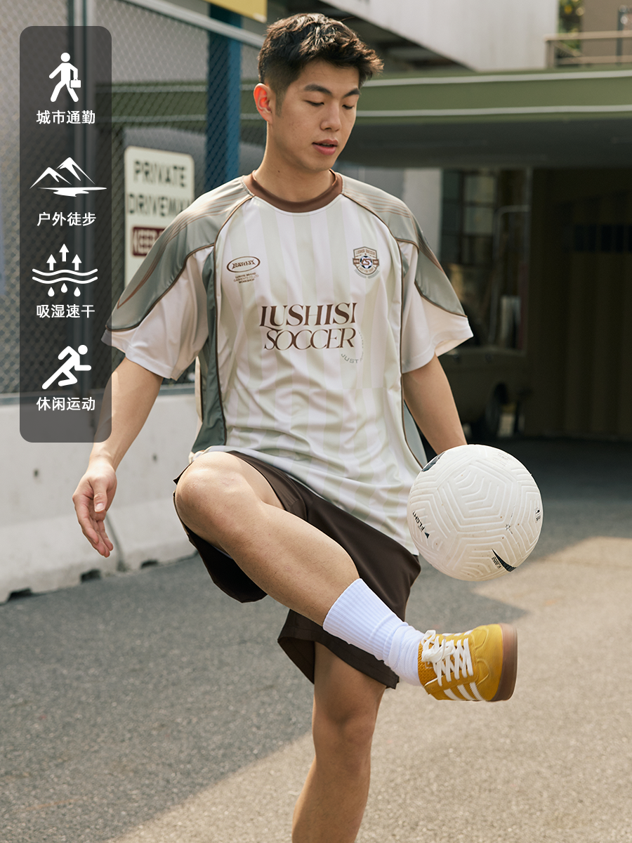 LUSHISI Moisture-absorbing Quick-drying Sportswear Tee