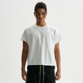 FIVE MEN Fashion Loose Simple Trend Short Sleeve Tee