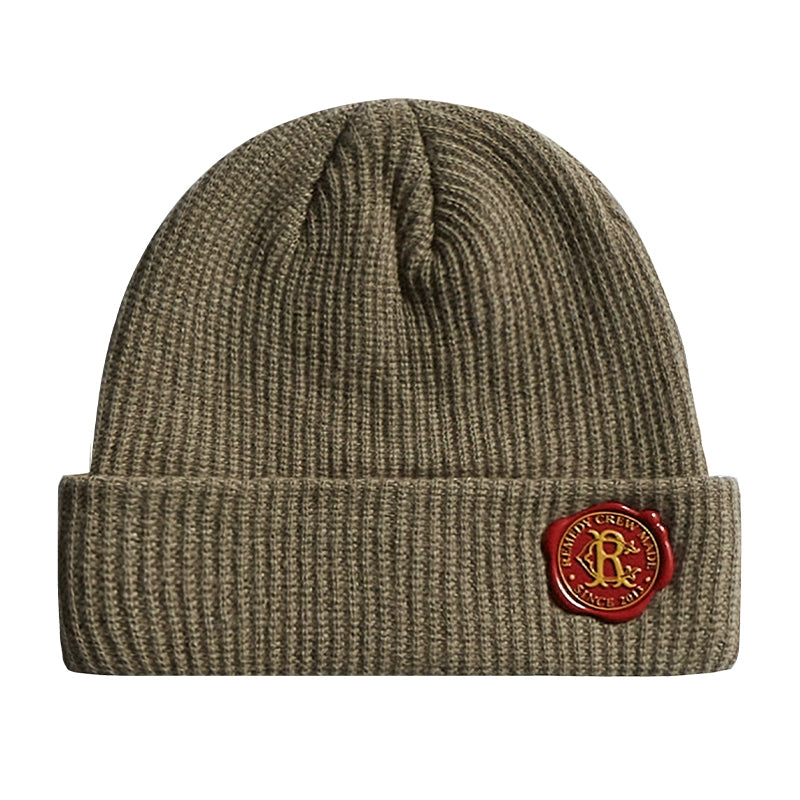 Remedy Badge Guochao wool hat