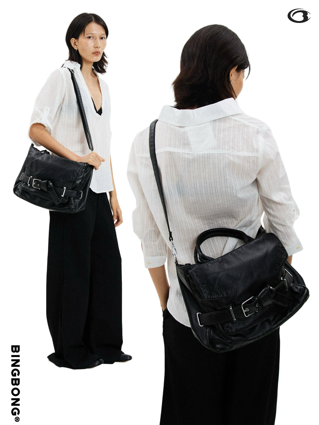 BINGBONG Urban Simple Shoulder Messenger Bag