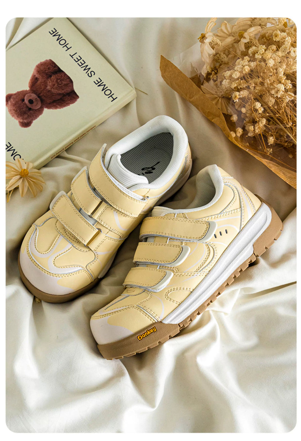 Donkey Velcro Sports Casual Thick Baseplate Shoes