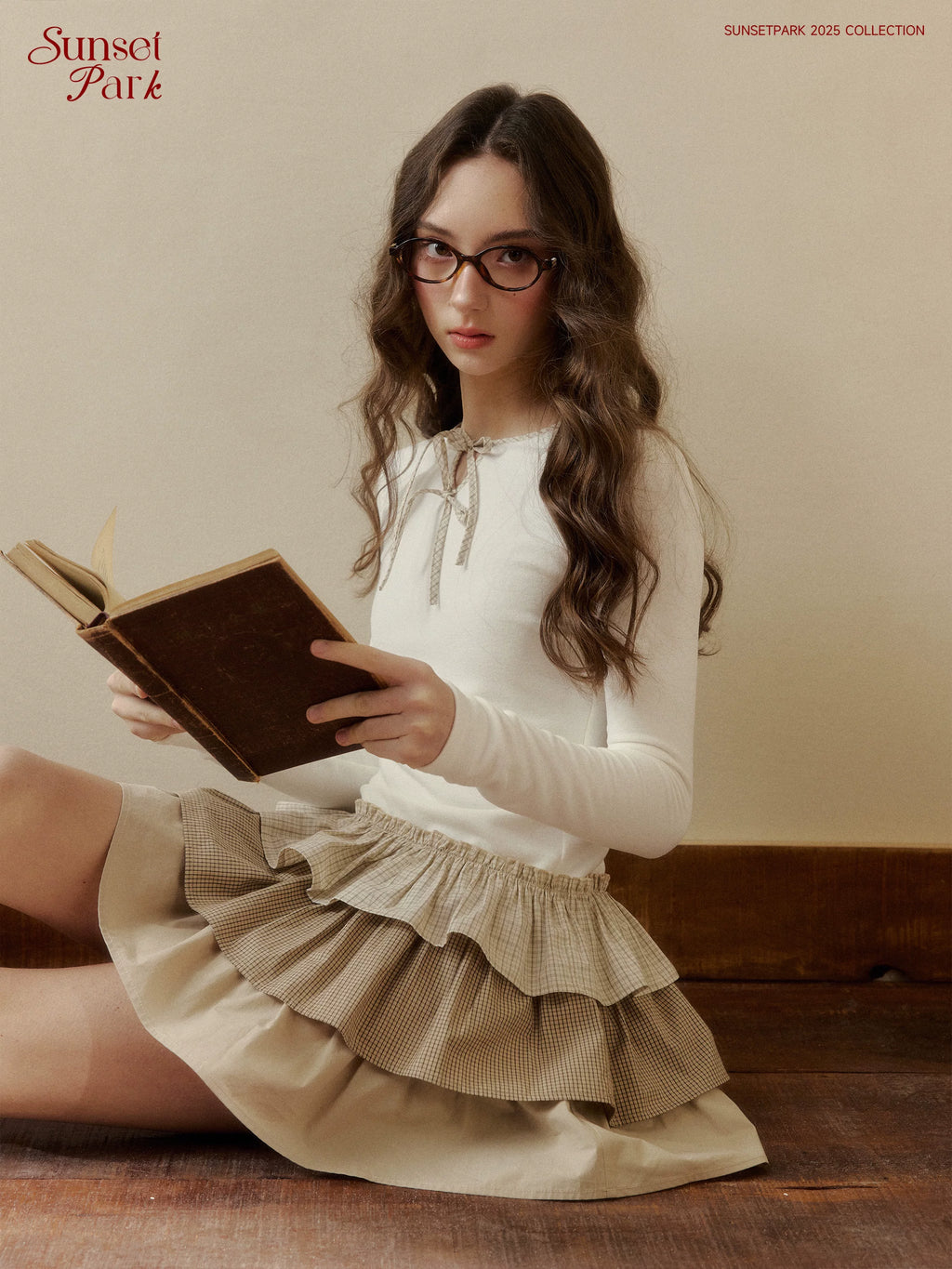 SunsetPark Vintage Knitted Patchwork Skirt