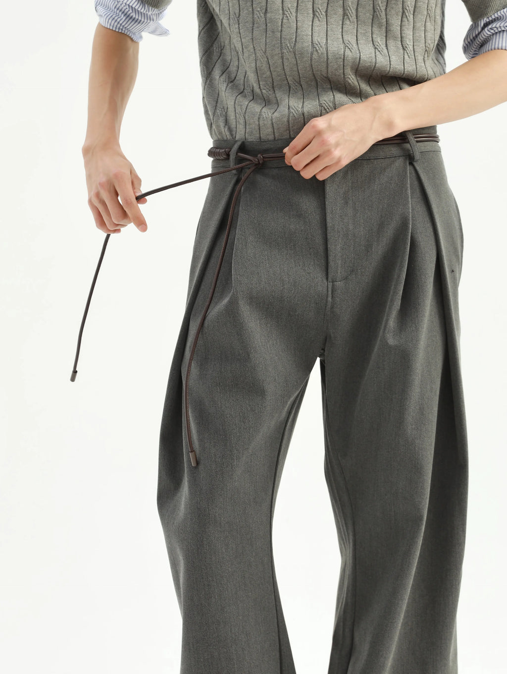 Stay The Night Custom Lychee Pattern Decorative Waist Rope