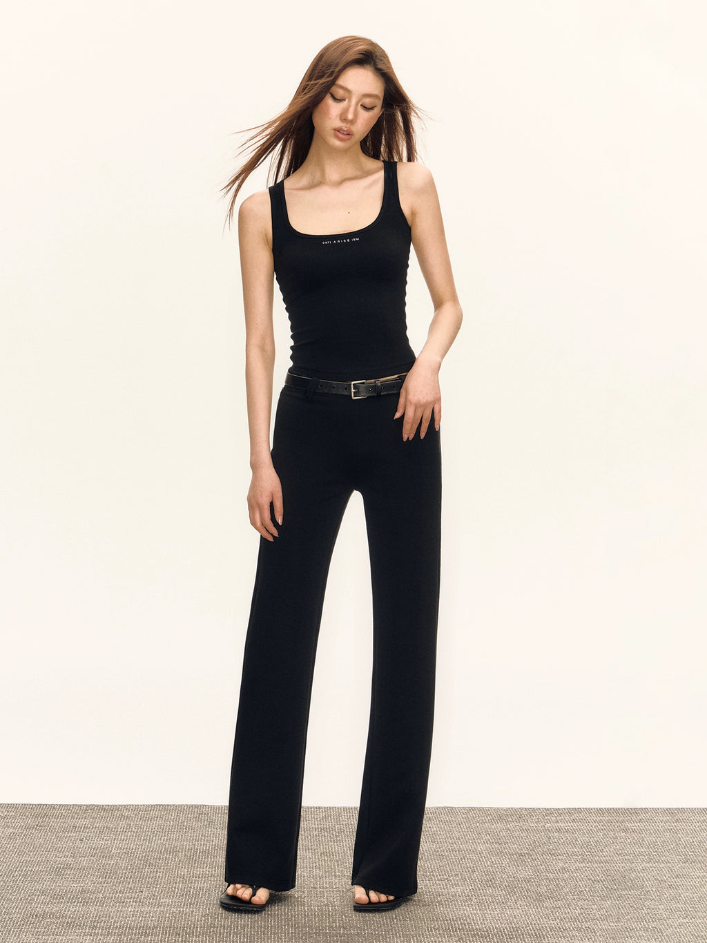 Ariseism Retro Micro-flared Slacks