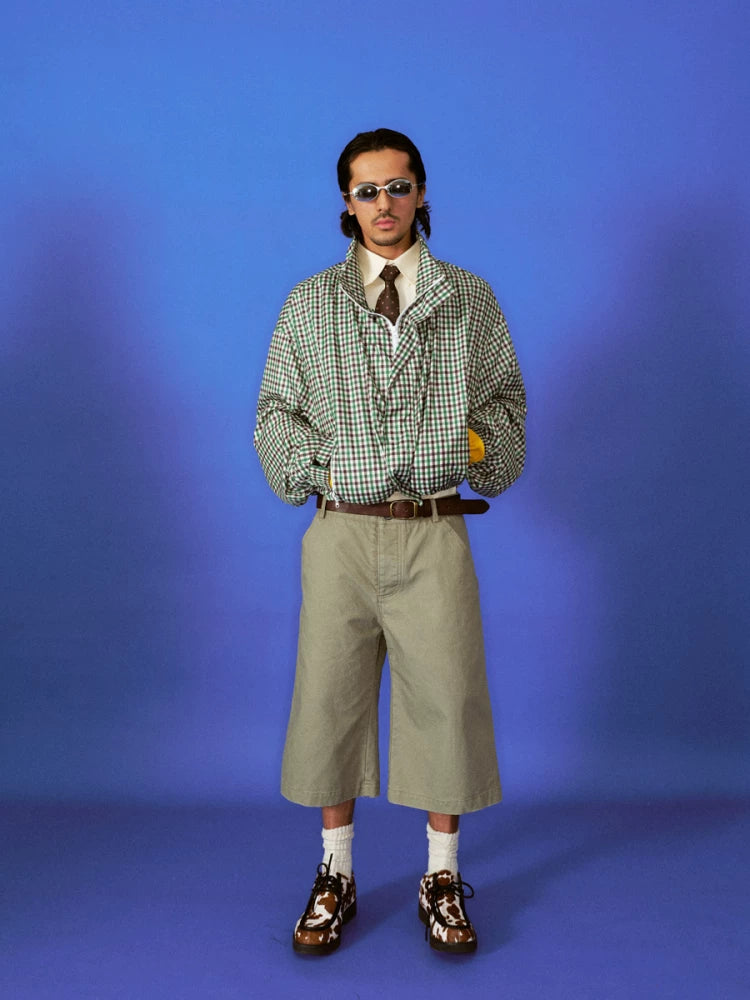 TREclub Vintage Casual Seven-Point Tooling Shorts