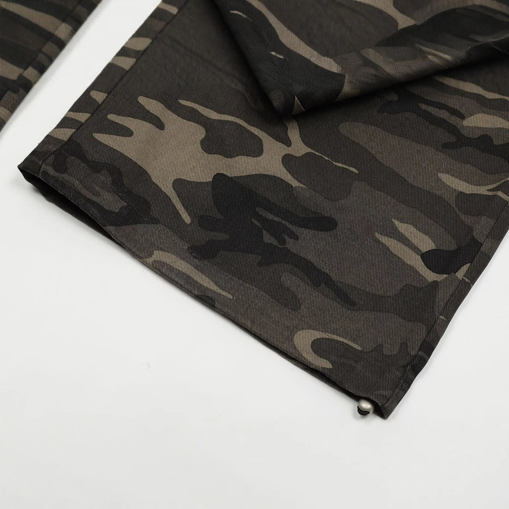 11KN Retro Camouflage Loose Drawstring Casual Trousers