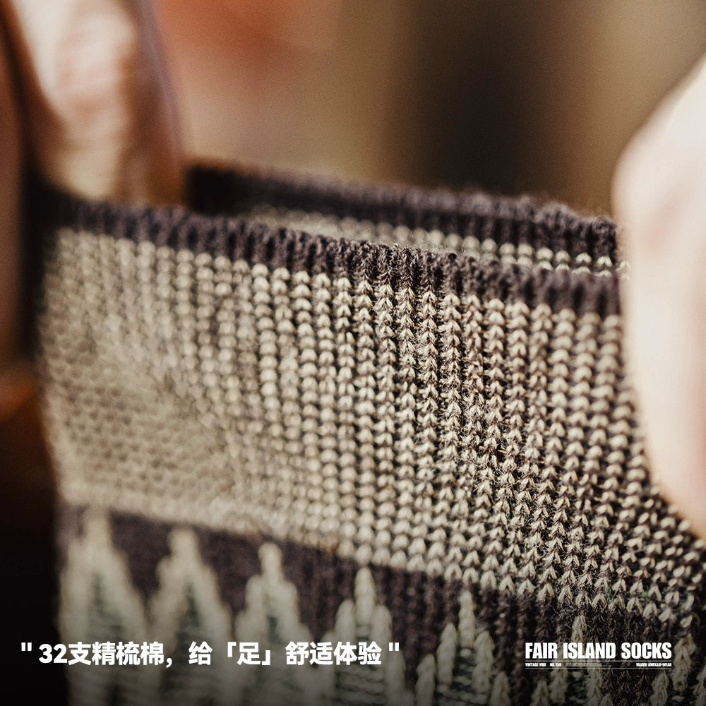 Maden Vintage Woven Tube Socks