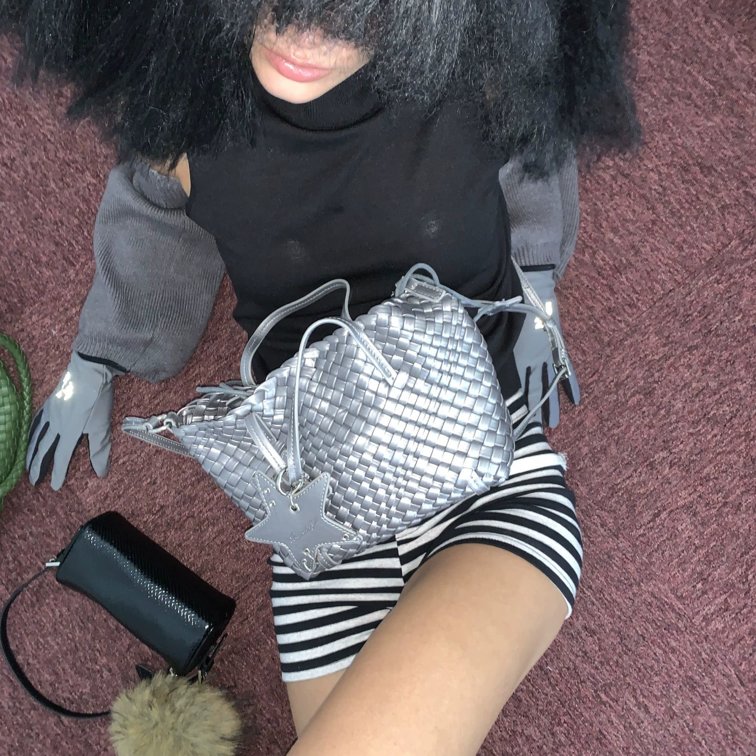 ECODAY Crossbody Knitted Tote Bag