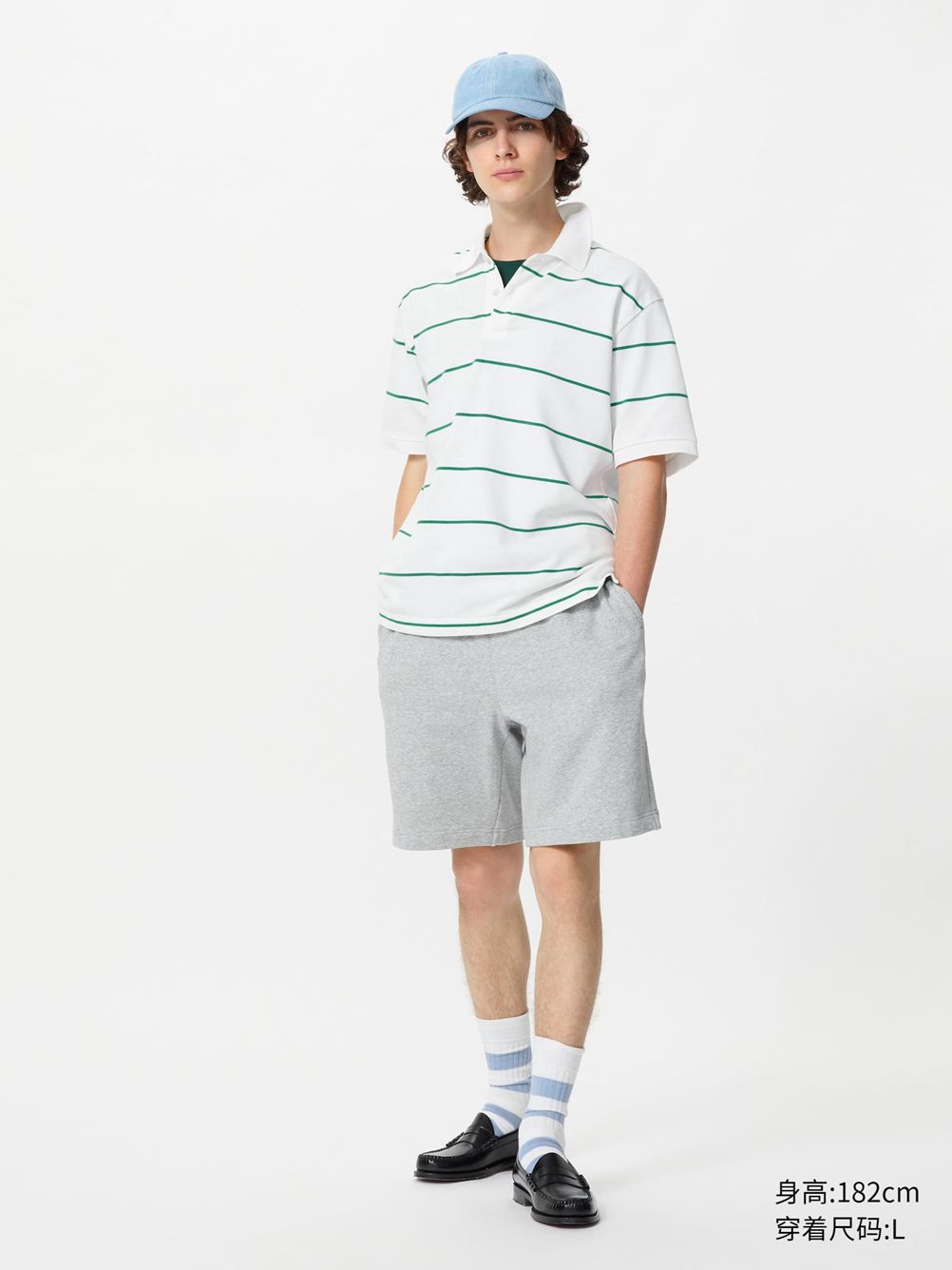 Uniqlo x JW men's and women's fast-drying POLO shirt short-sleeved striped T-shirt 25 spring and summer new 478788