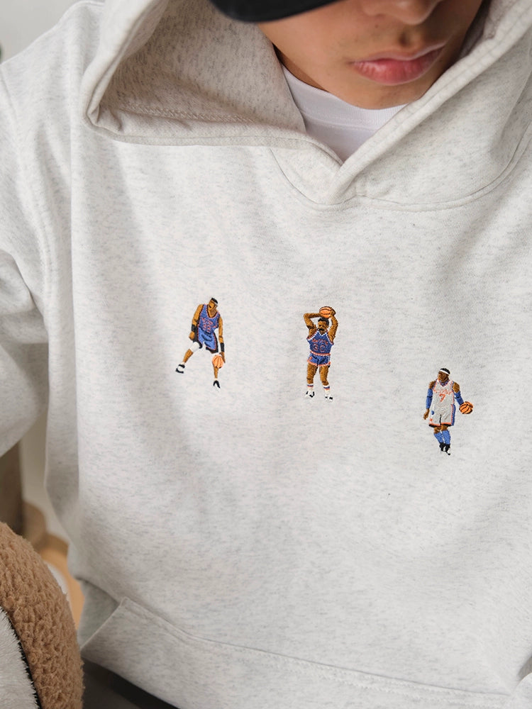 Battles Casual Loose Hooded Sweater