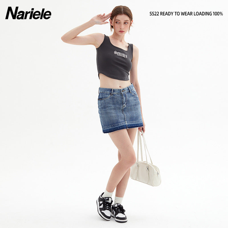 Nariele  Sweet and Spicy Style Outer Wear Slim Sling