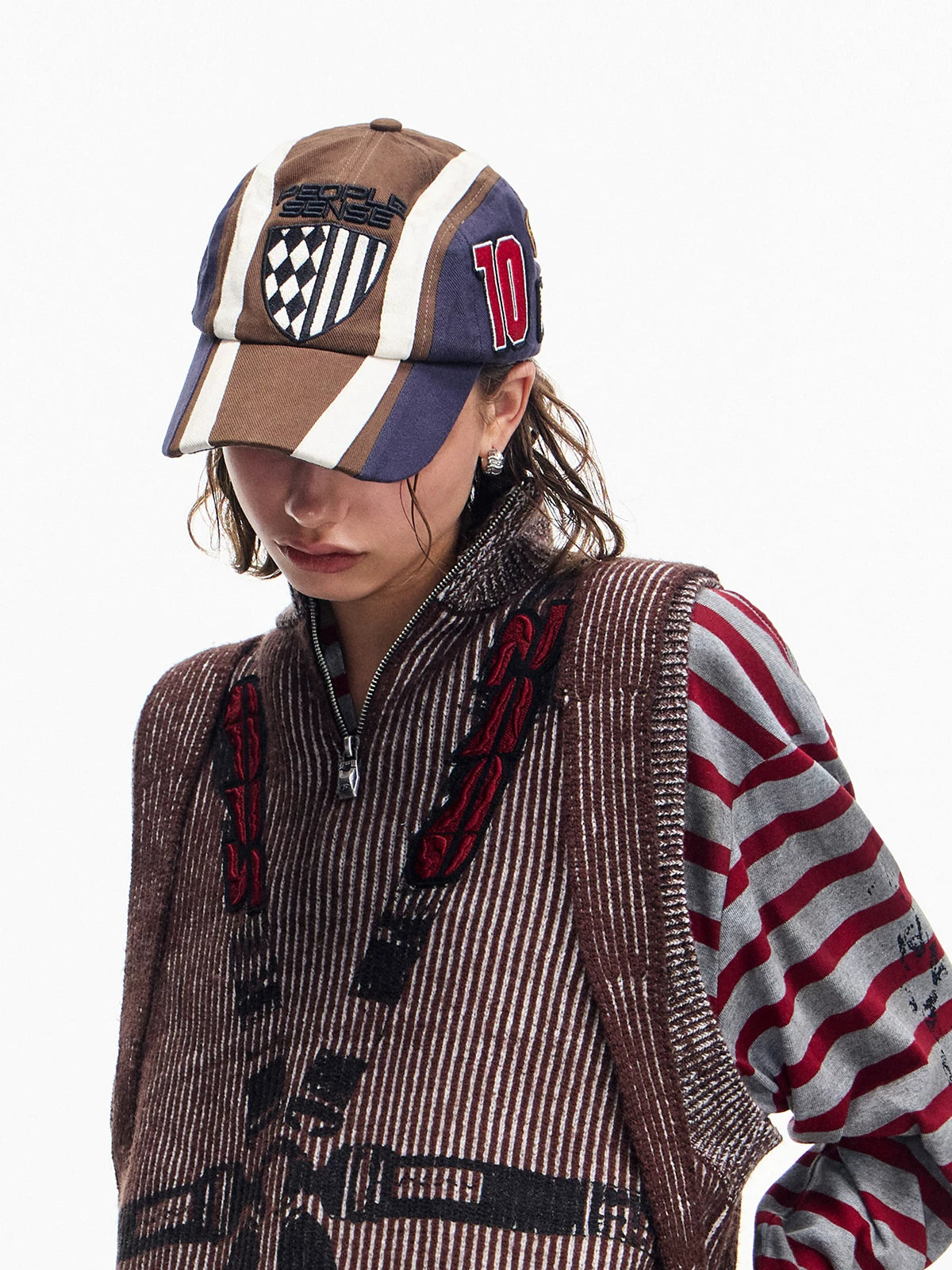 PEOPLESENSE Three-dimensional Embroidery Badge Digital Cap