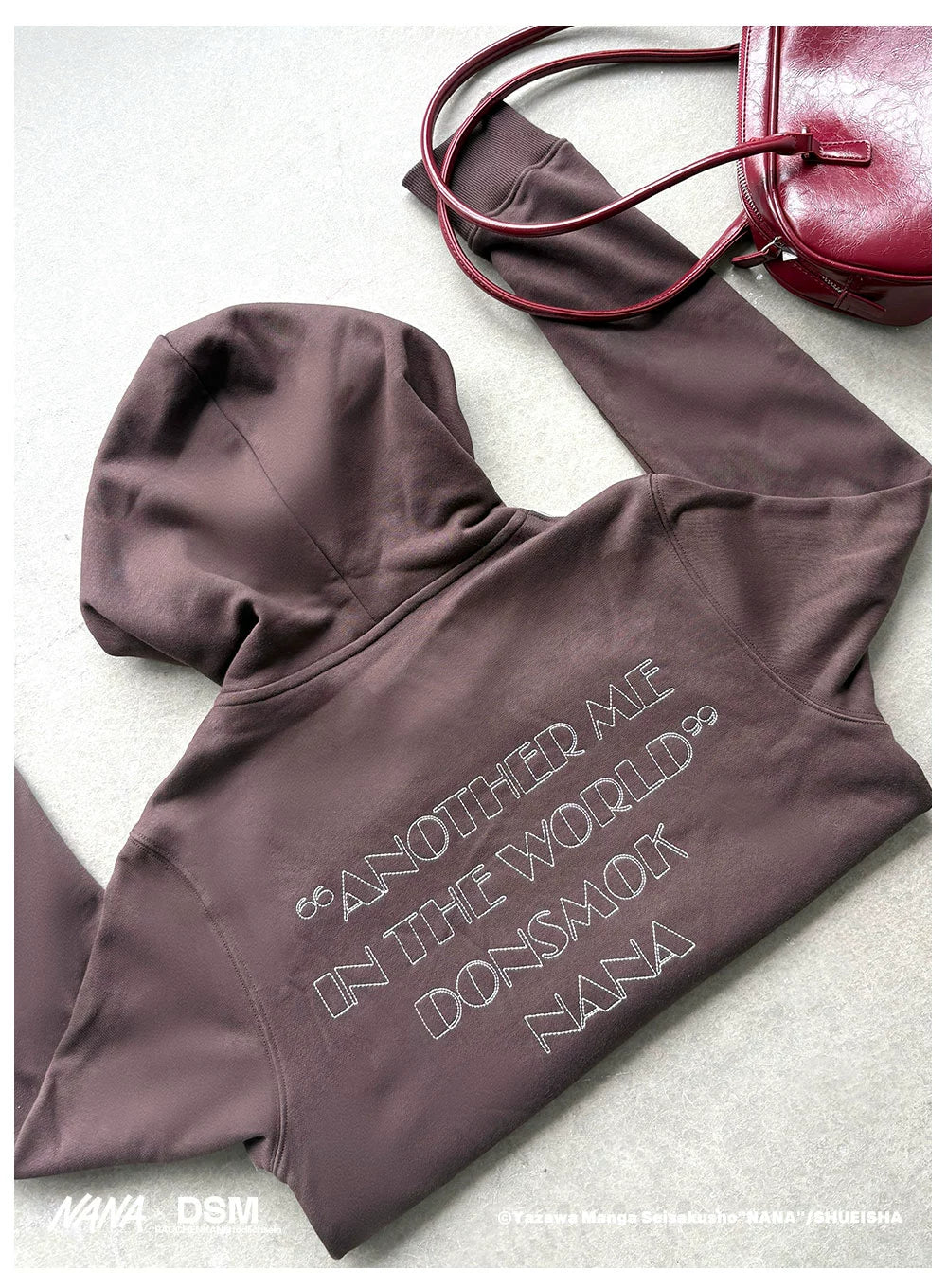 DONSMOKE nana Front Shoulder Casual Hooded Sweater