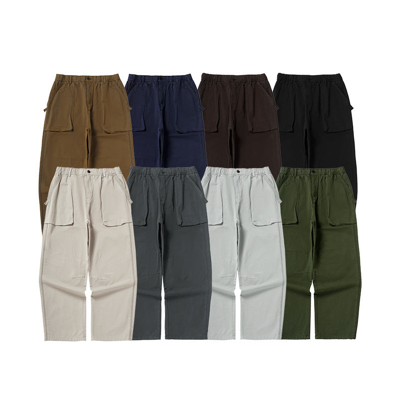 INF Azute Dyeing Thick Three-dimensional Pants