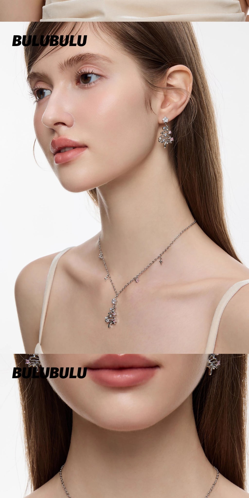BULUBULU Colorful Dream Christmas Tree Necklace