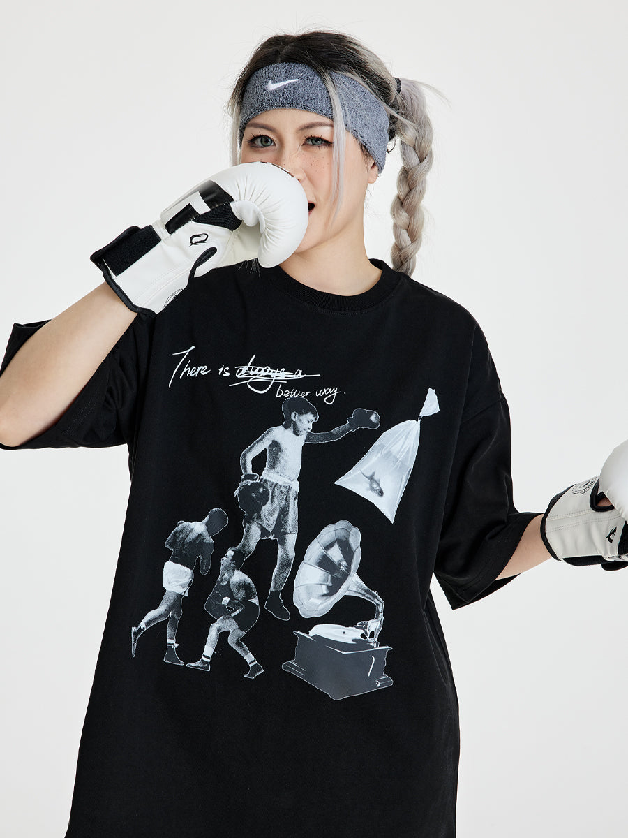 76th Human NMK Boxing Boy Heavy 100% Cotton Tee