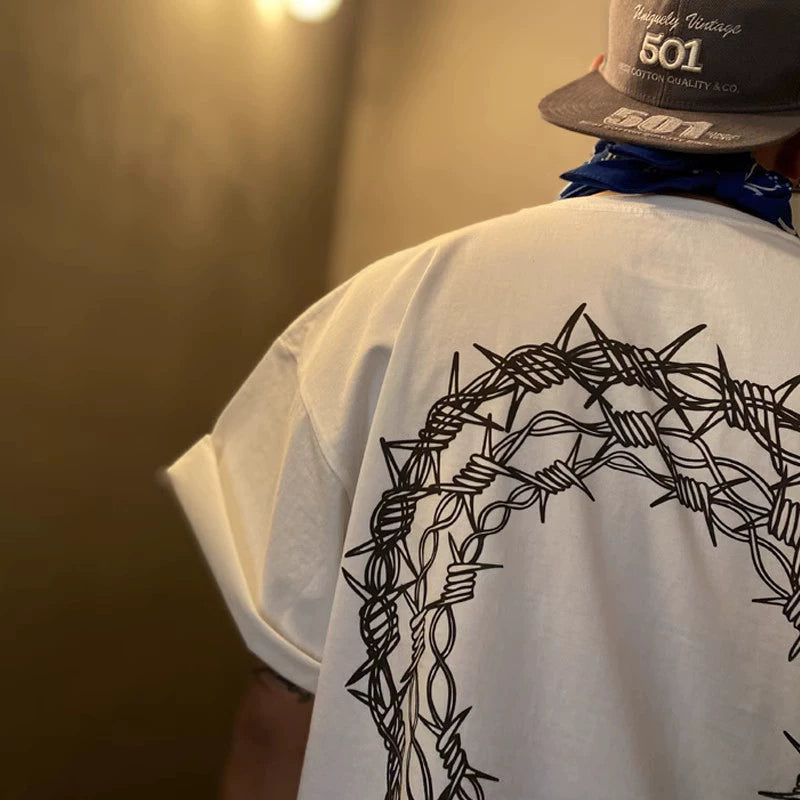 Wang Youbing Studio! Chains 220g 100% Cotton Tee