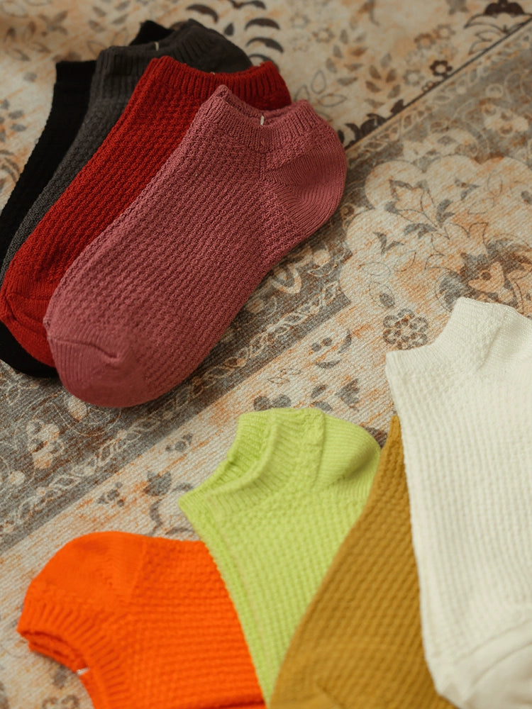 NOEARS Multi-color Knitted Boat Socks