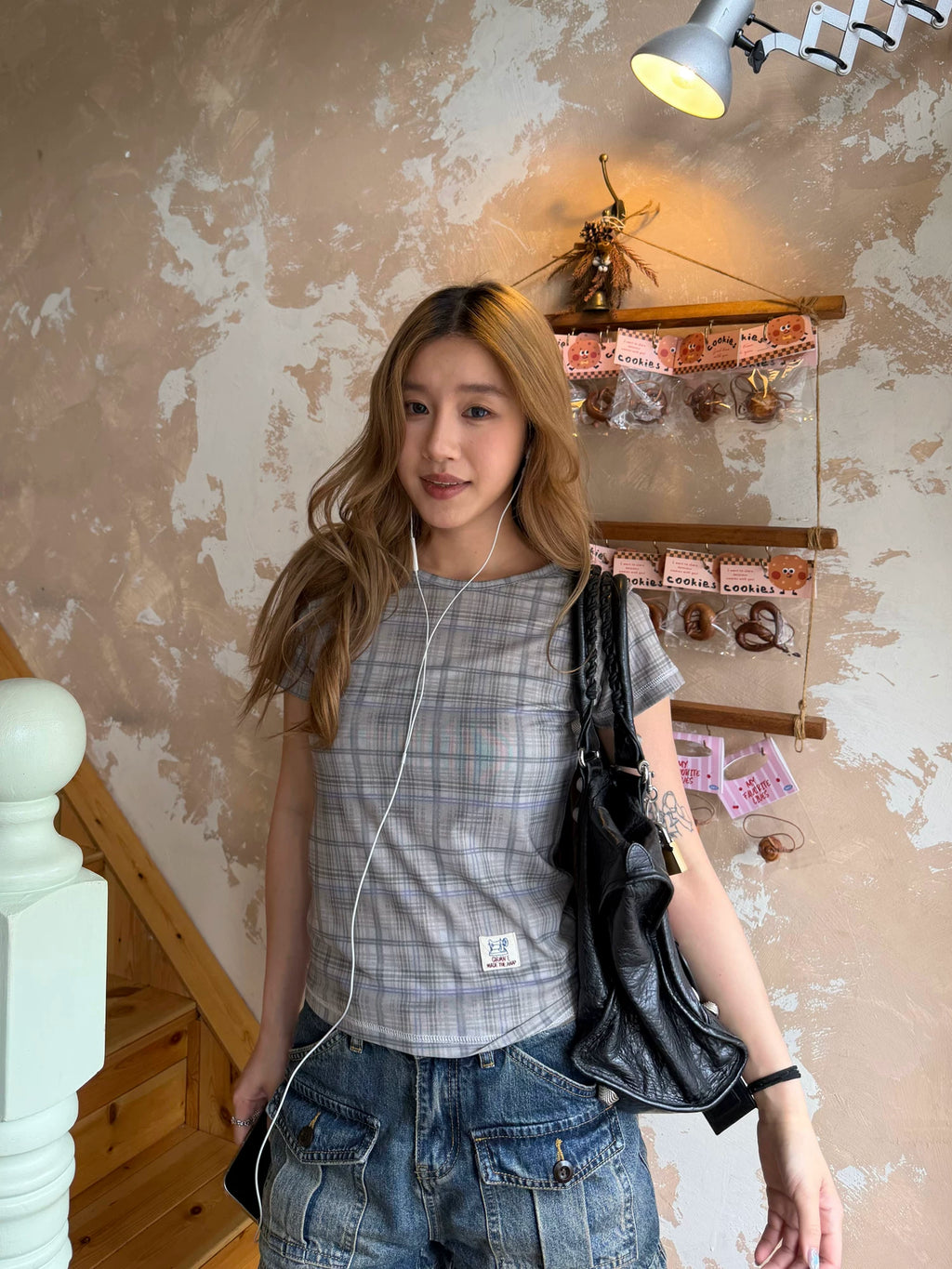 CCYE Lattice Mesh Breathable Front Shoulder Tee