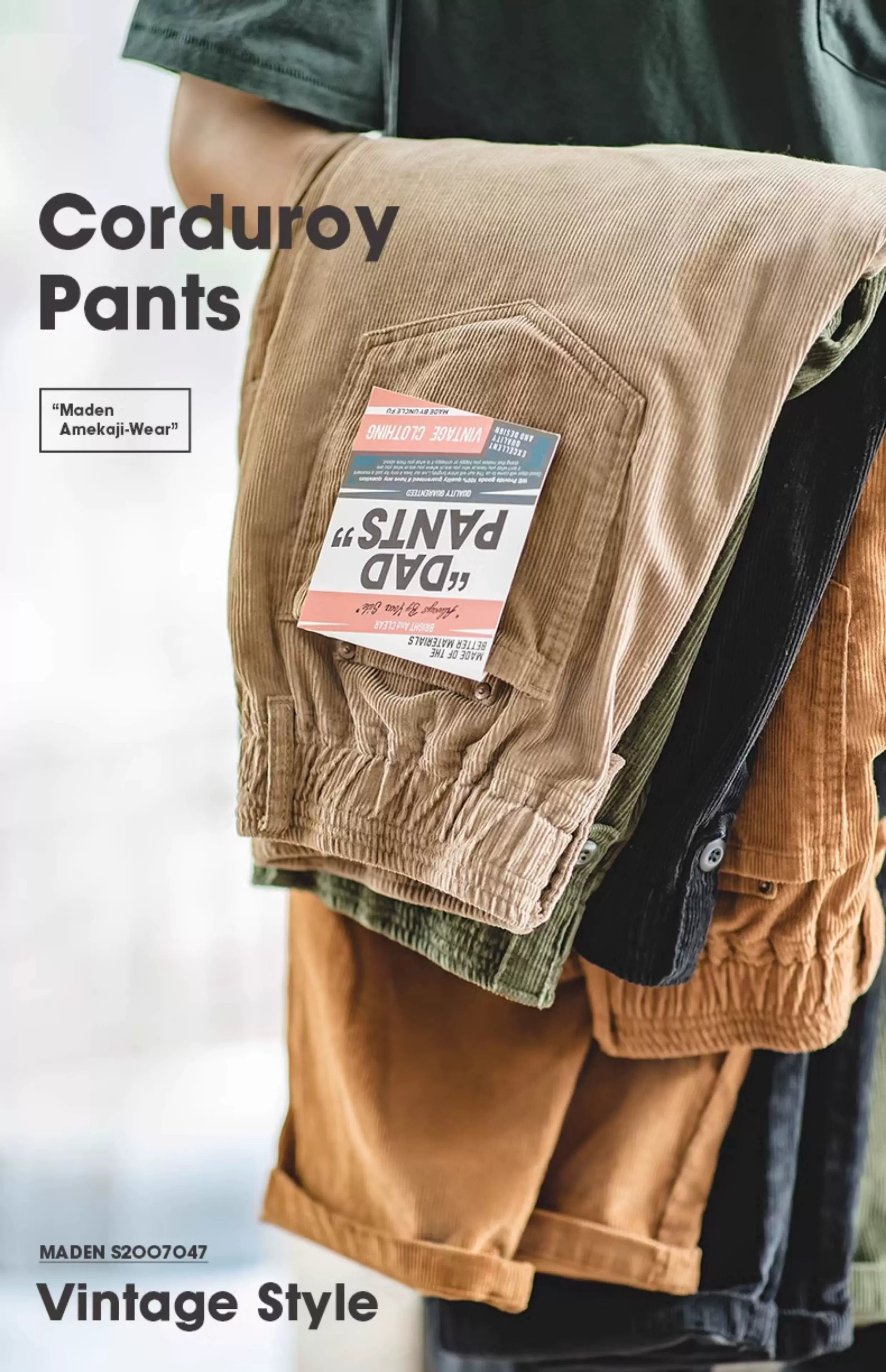 Madden Vintage Coduroy Long Pants
