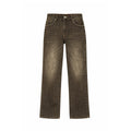 Slight Vogue Vintage Back Waist Pocket Leather Jeans