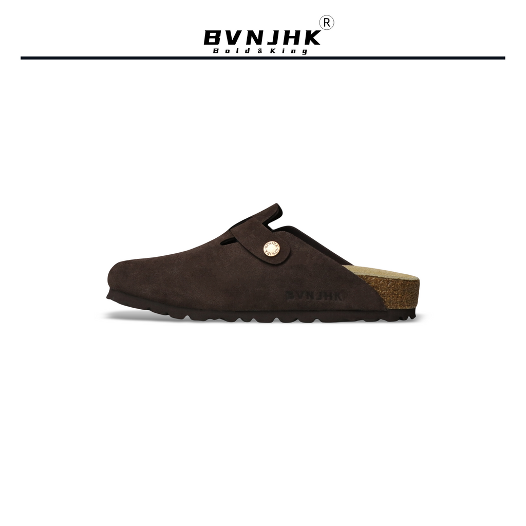 OQ X BVNJHK Cowhide Clogs