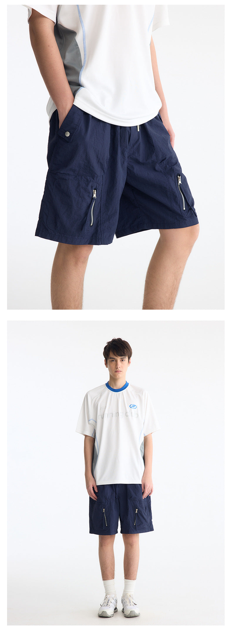 UNF 25SS tooling waterproof breathable quick-drying lace-up sports shorts