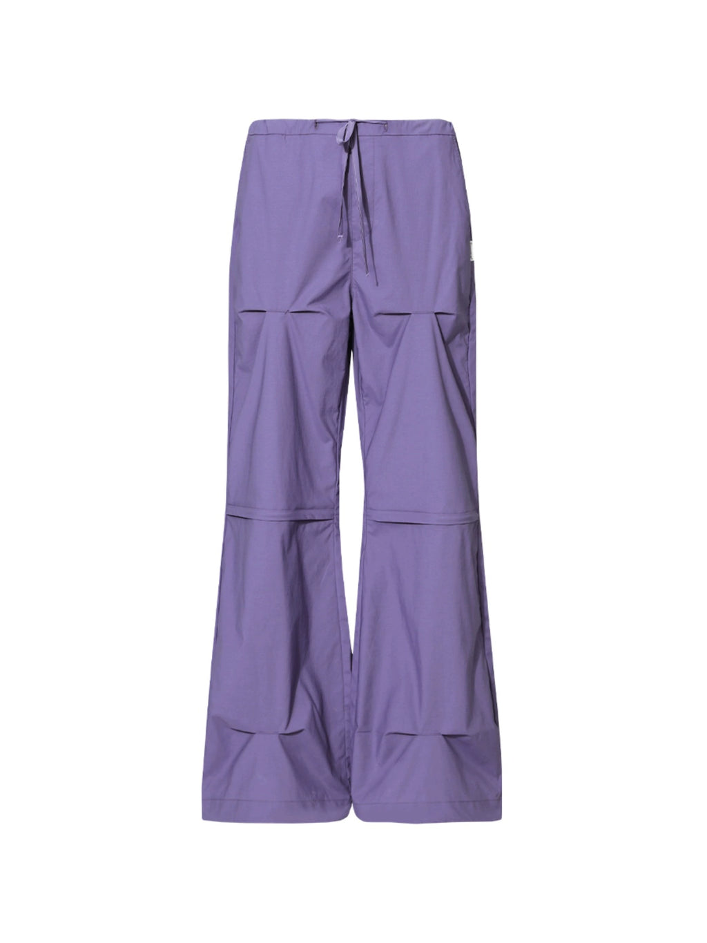 FUNKYFUN Three-layer Pull-pleated Wide-waisted Straight-leg Trench Coat Casual Pants