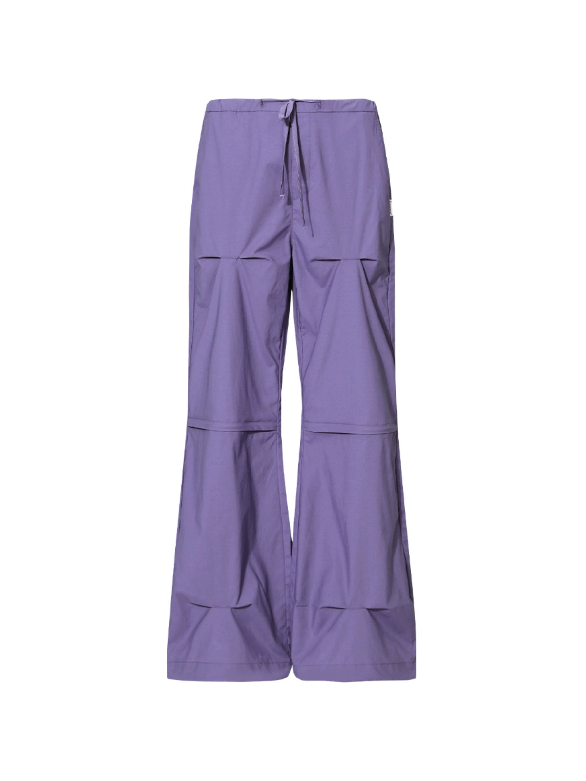 FUNKYFUN Three-layer Pull-pleated Wide-waisted Straight-leg Trench Coat Casual Pants