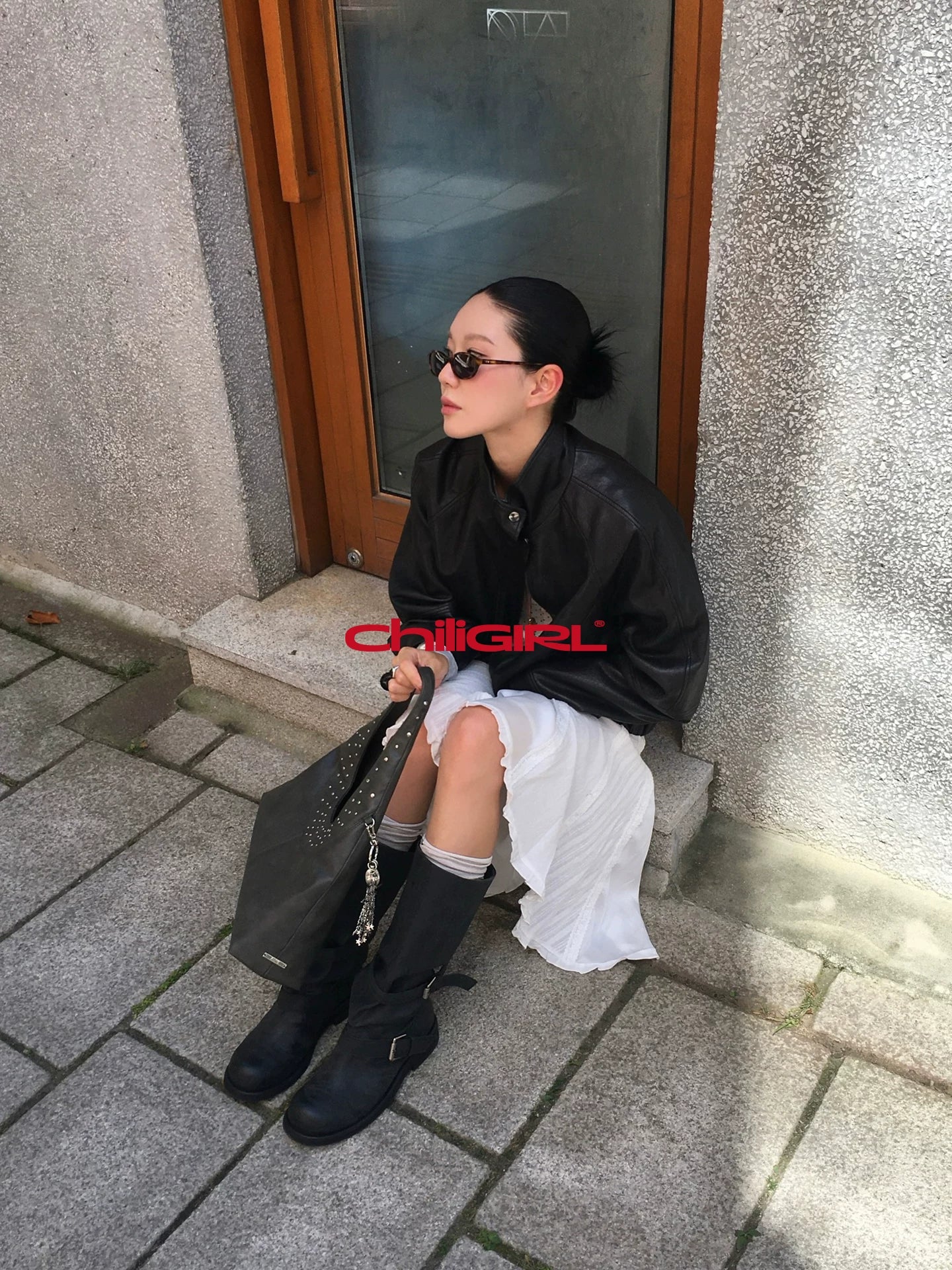 CHILIGIRL Stacking Boots Loose Boots