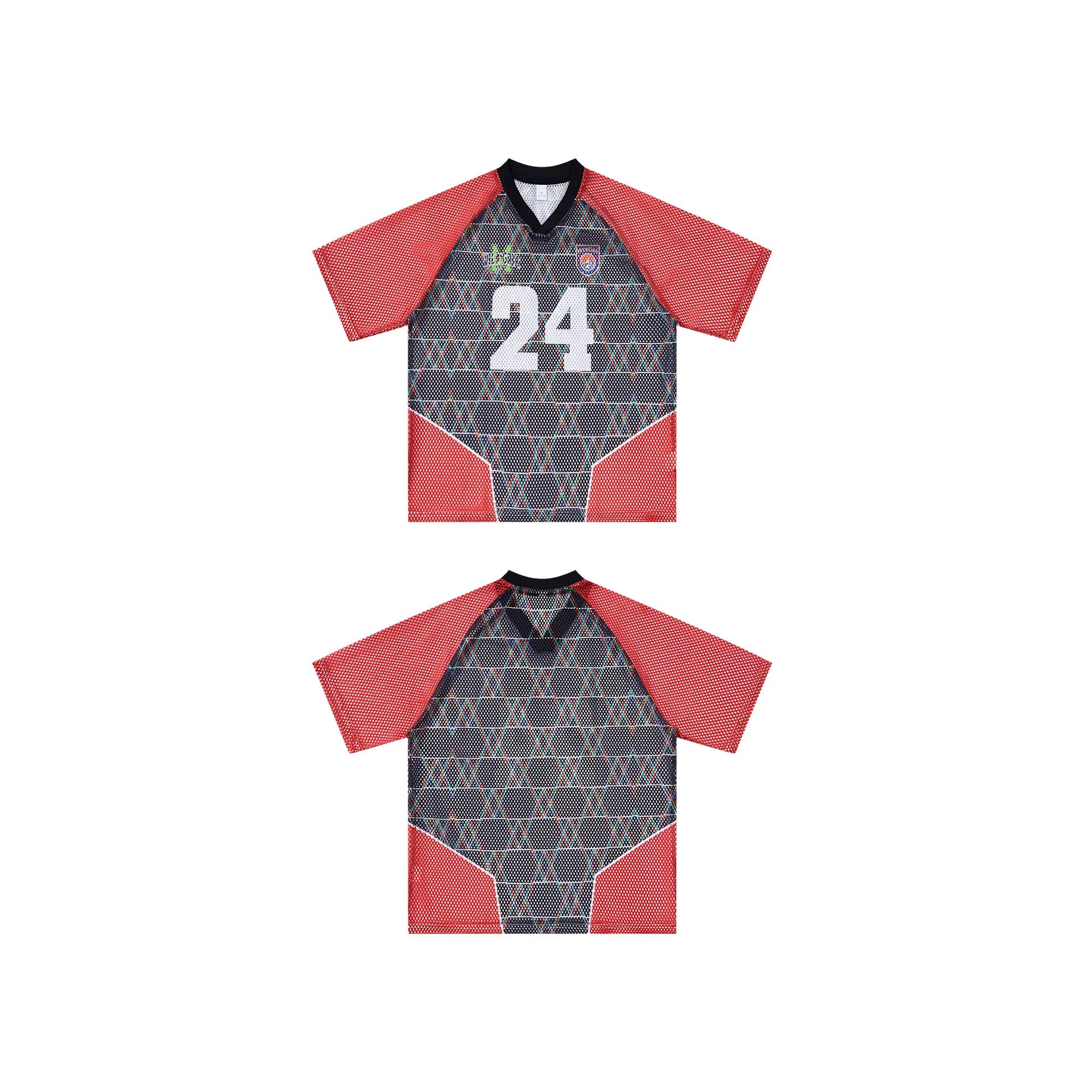 Inflation V-neck Digital Printing Casual Tee