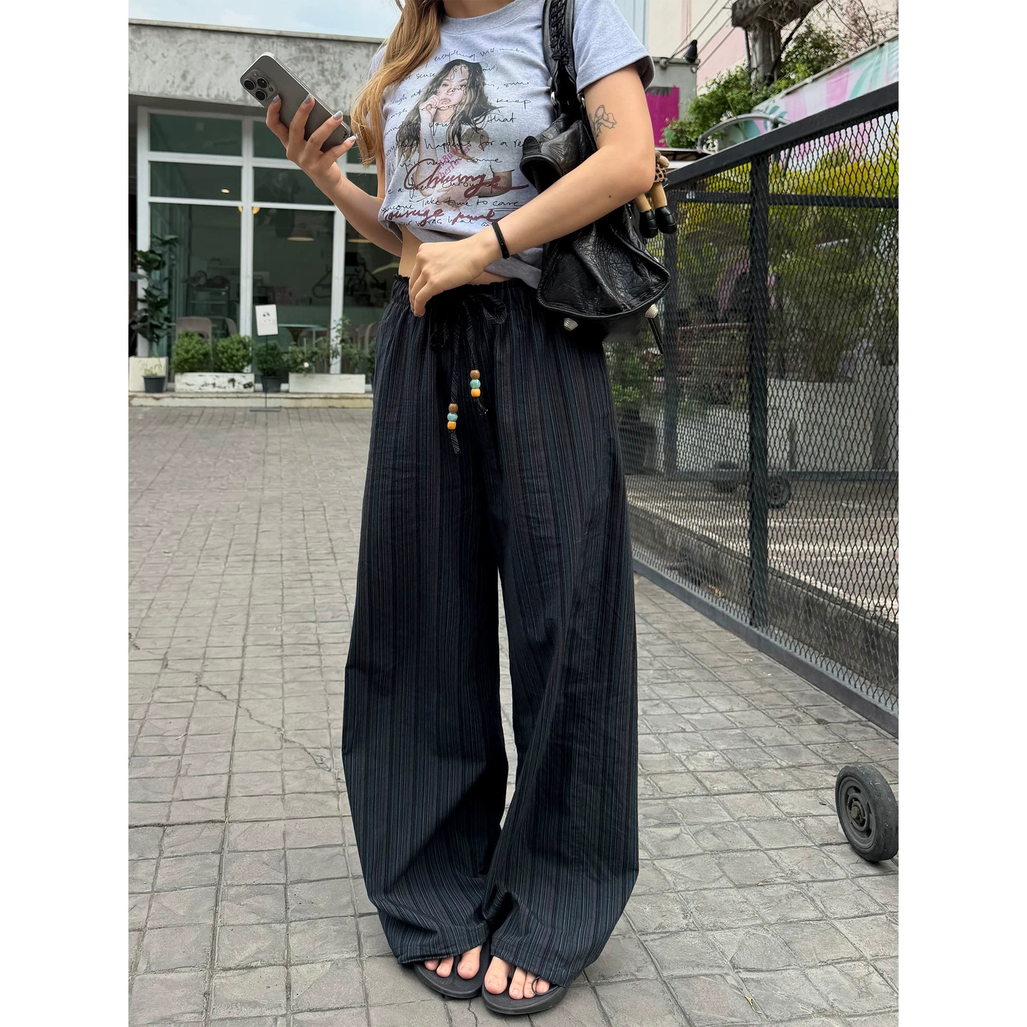 CCYE Striped Thin Casual Pants