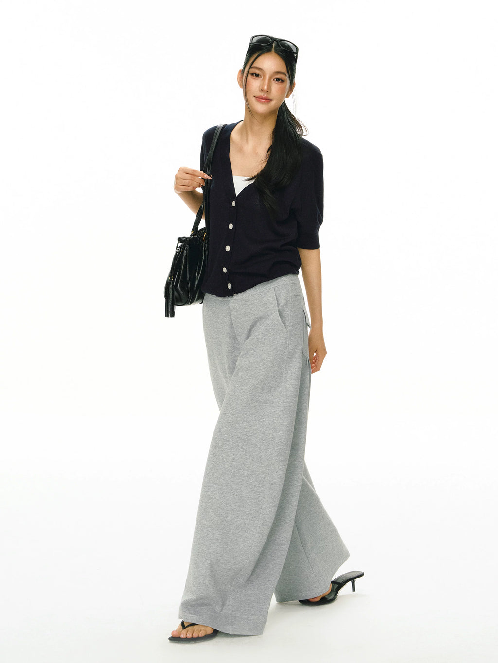 Ariseism Retro Wide-leg Scimitar Slacks