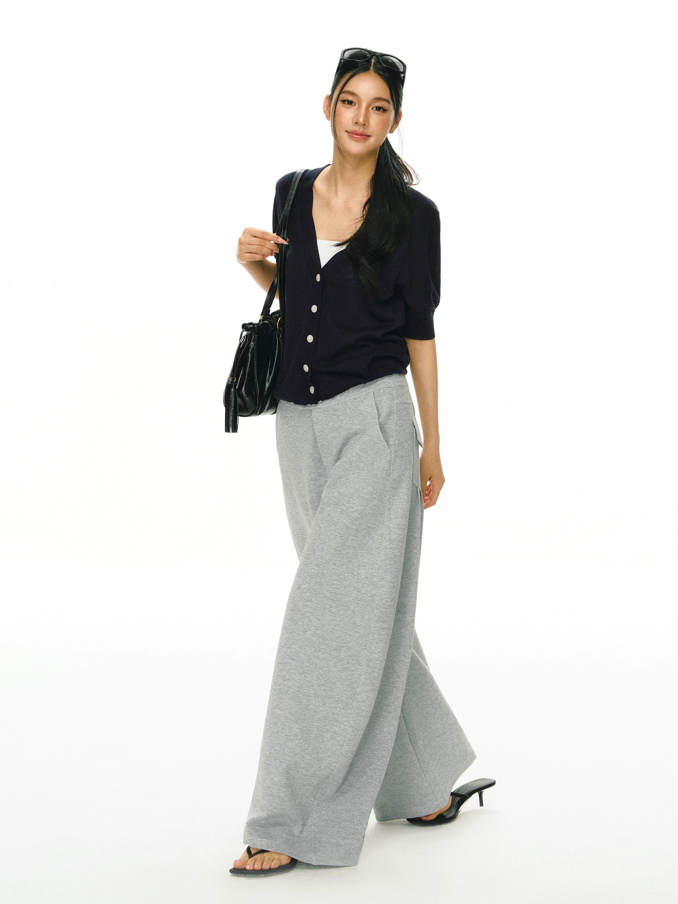 Ariseism Retro Wide-leg Scimitar Slacks