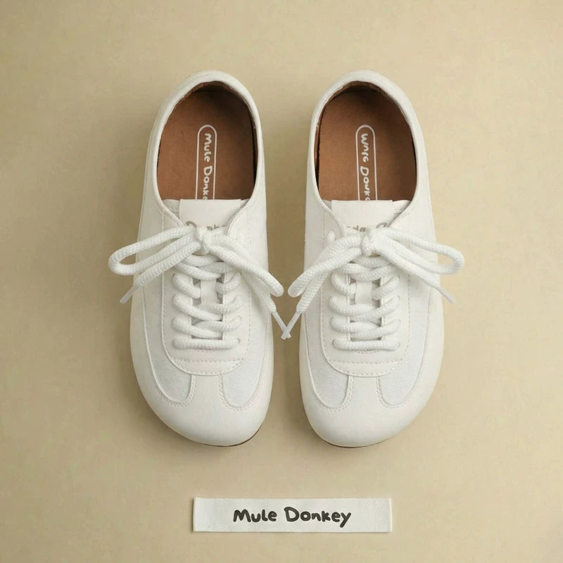 Mule Donkey Floral Ballet Shoes