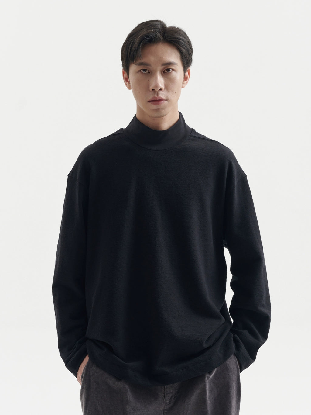 BUTTBILL Vintage Casual Simple Loose Long Sleeves