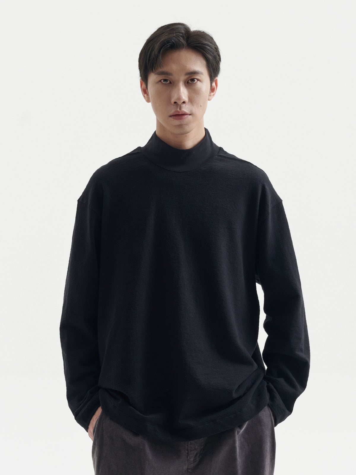 BUTTBILL Vintage Casual Simple Loose Long Sleeves