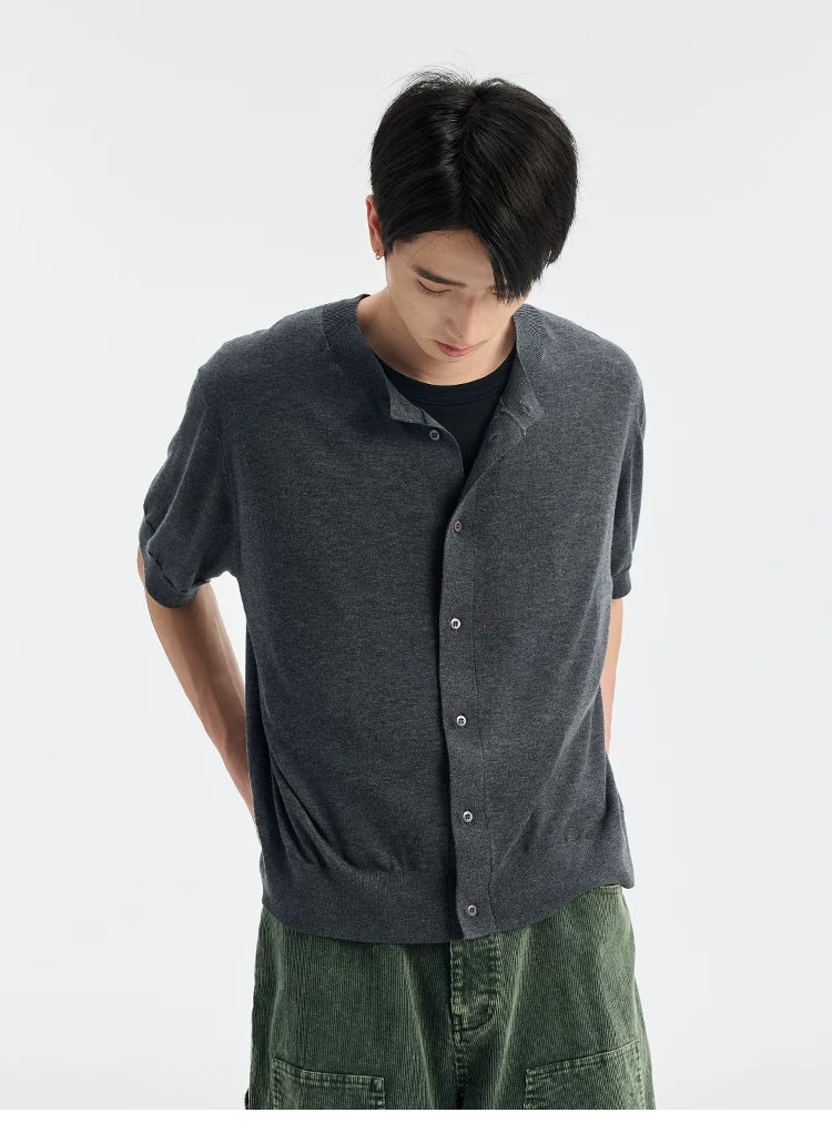 BUTTBILL Crew Neck Loose Casual Shirt Tee