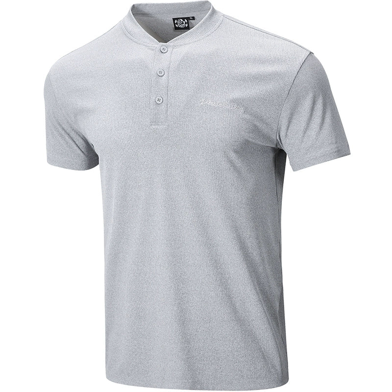 Muscle Dog Polo Collar Athleisure Breathable Tee