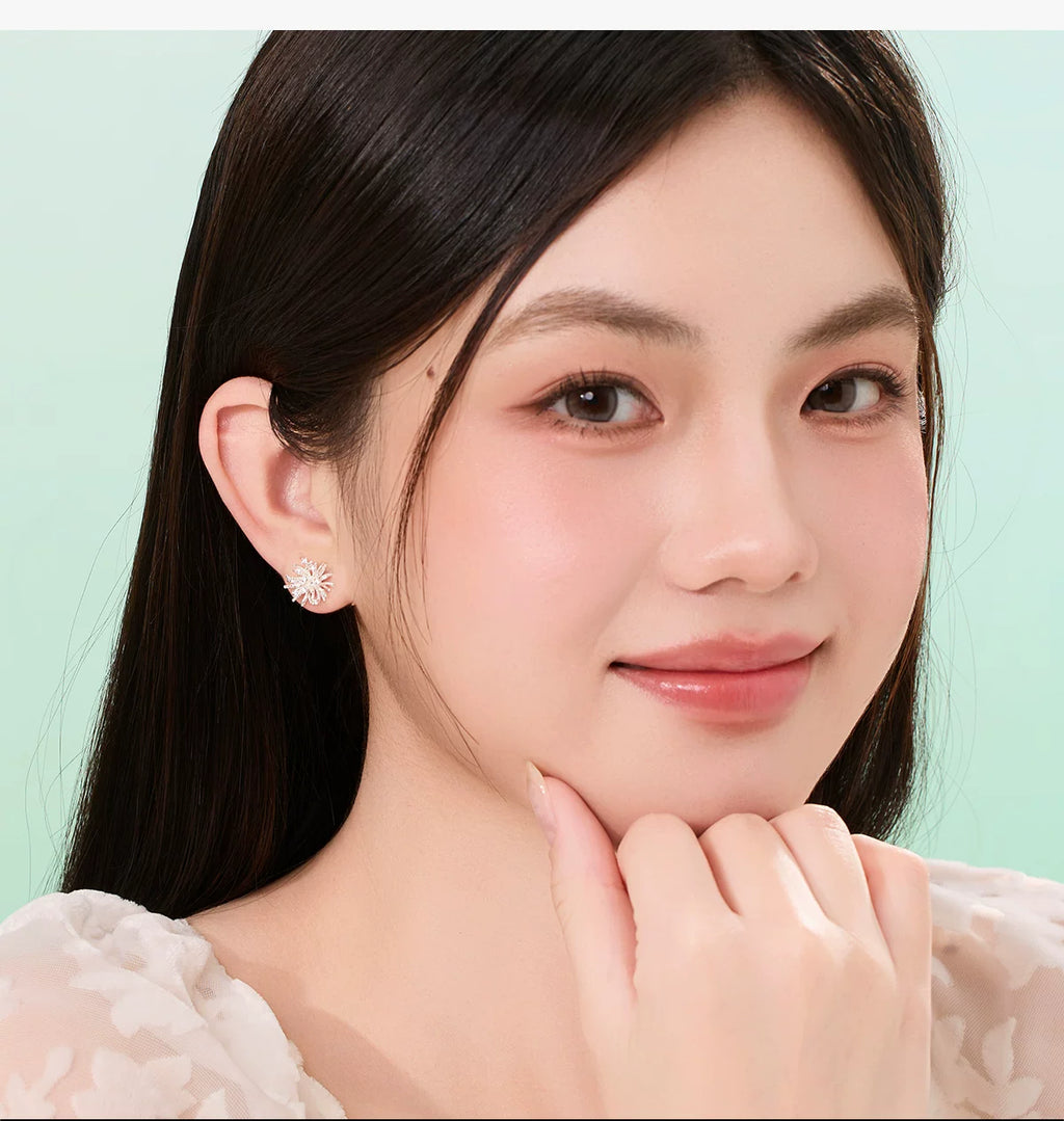 DODOGOGO Fireworks Light Luxury High-end Earrings