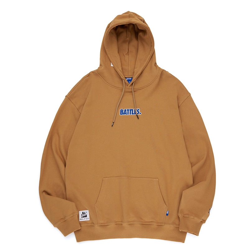 Battles Embroidered Cotton Terry Hooded Sweater