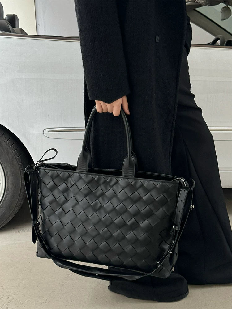 DM Tenacious Premium Vintage Woven Tote Shoulder Bag