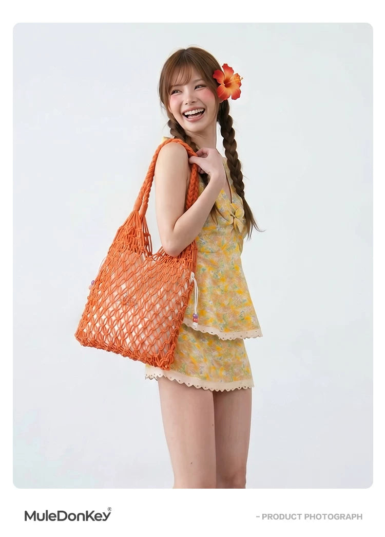 Donkey Versatile Hand-Knitted Shoulder Bag