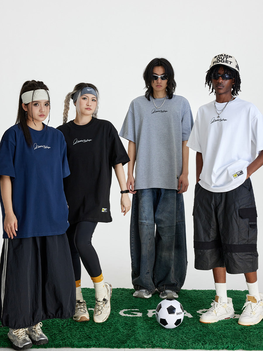 The 76th Human NMK Basic Handwritten Letters 100% Cotton Tee